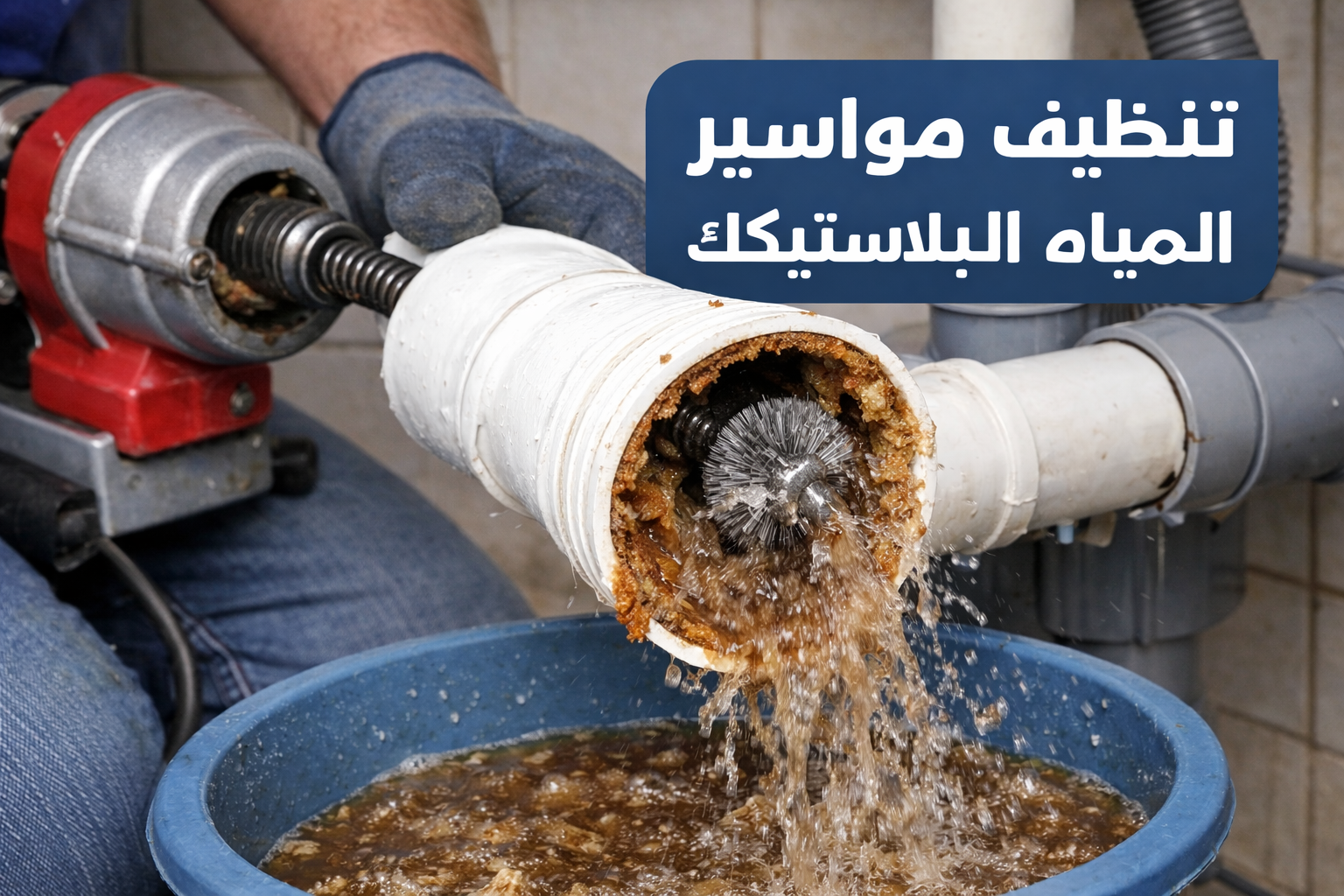 -مواسير-المياه-البلاستيك حل مشكلة انسداد مواسير المياه بالمنزل