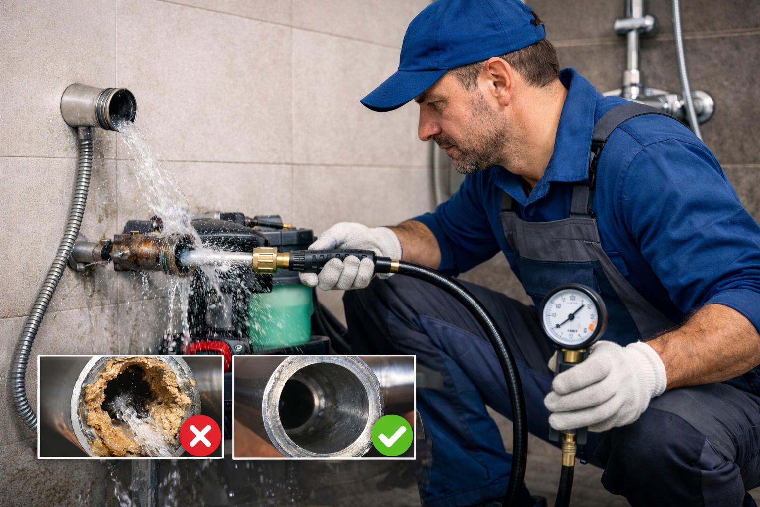 -مواسير-المياه-من-الكلس-داخل-المنزل تنظيف مواسير المياه من الكلس