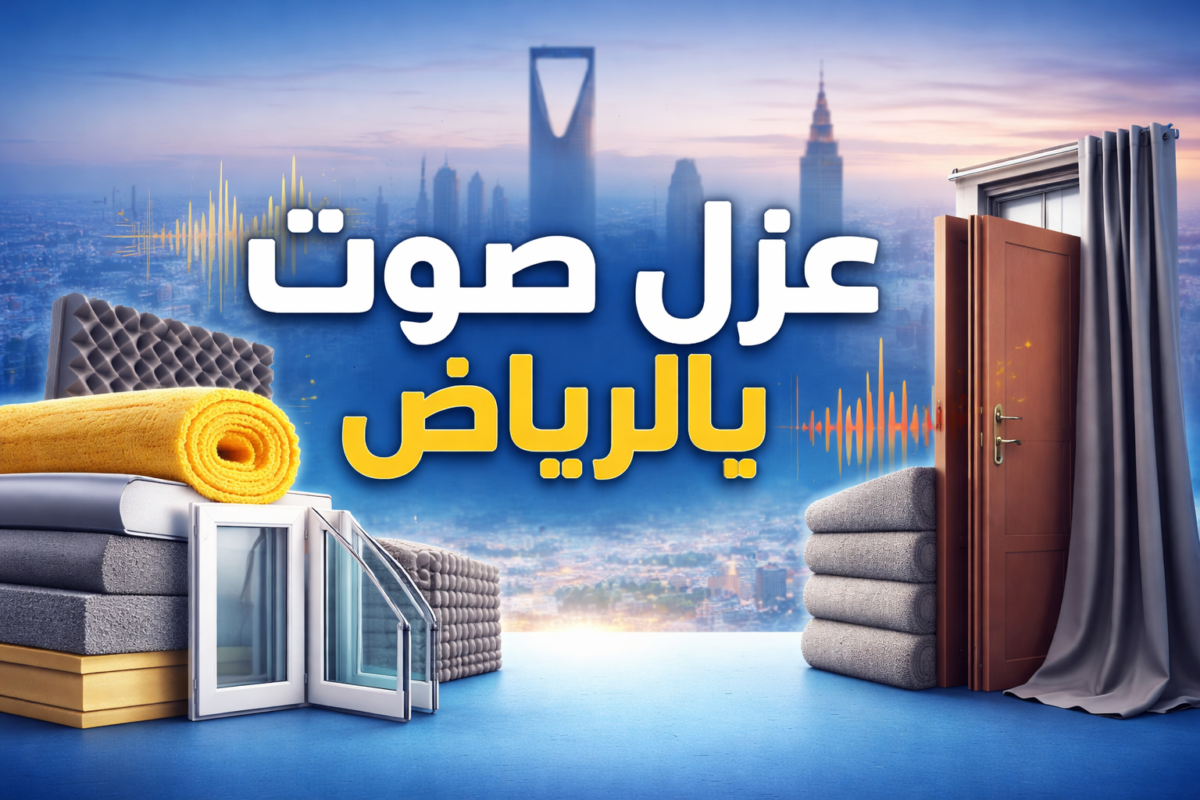 عزل صوت بالرياض