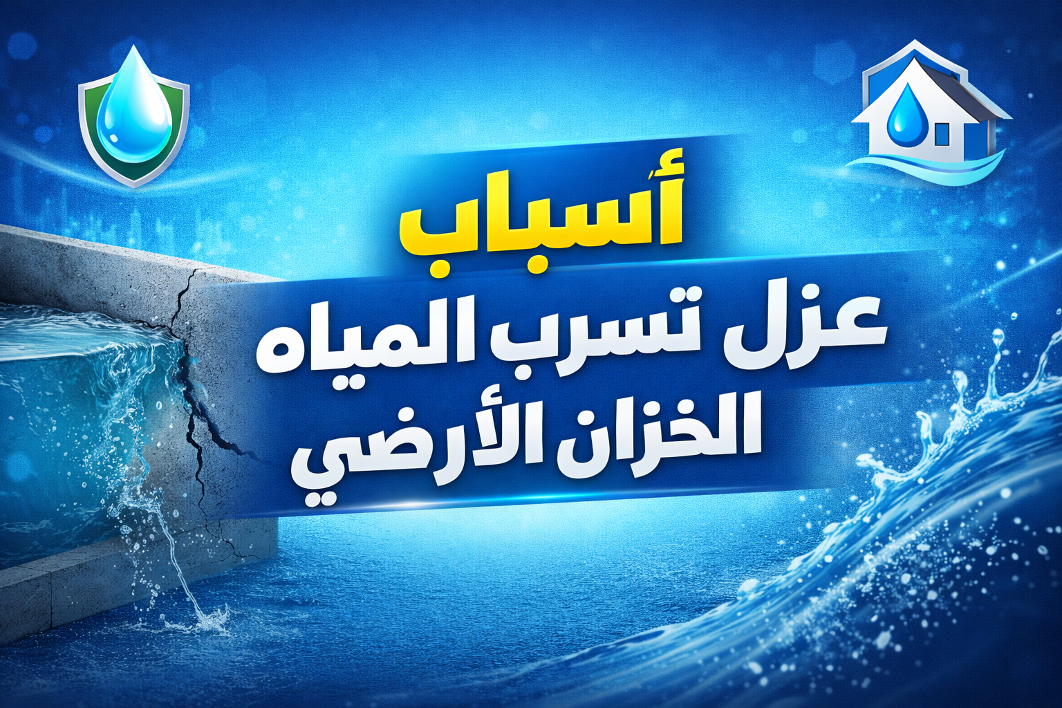 -تسرب-المياه-من-الخزان-الأرضي افضل مادة عزل الخزان الارضي