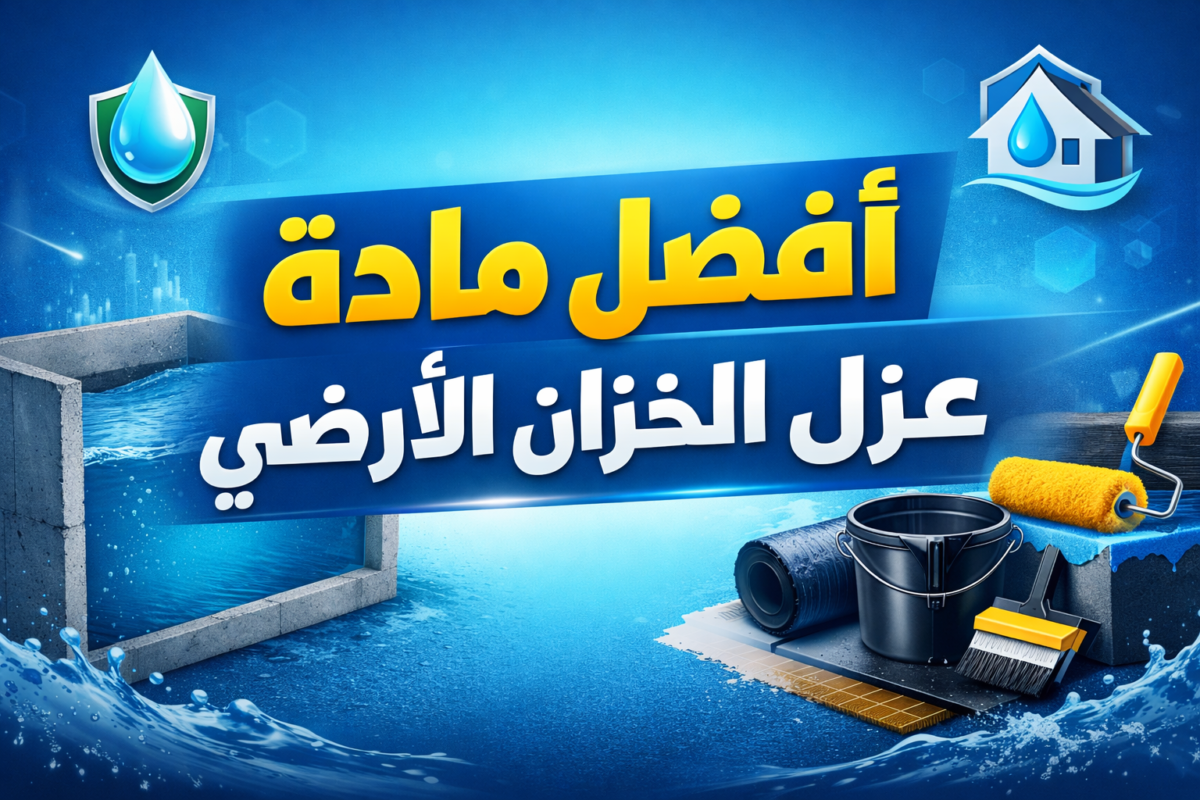 افضل مادة عزل الخزان المياه الارضي