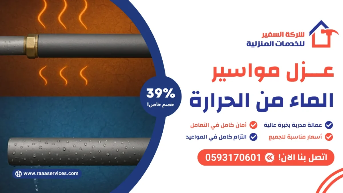 عزل مواسير الماء من الحرارة